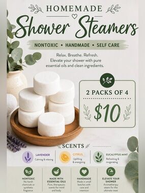 Homemade Shower Steamers